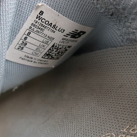 New Balance Shoes Women 8 Trainer Fuel Core Coast Sneaker Running Lace Up Active - Picture 8 of 14